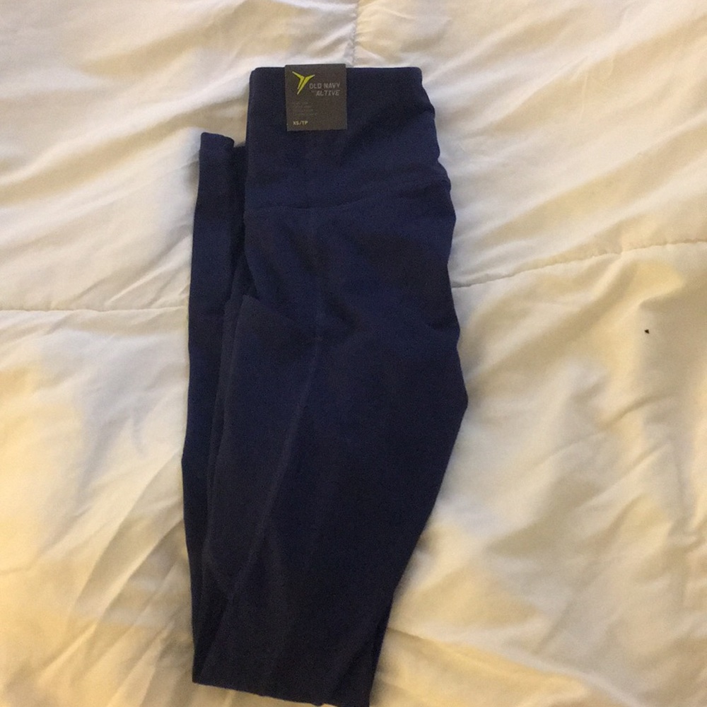 old navy active navy blue workout leggings